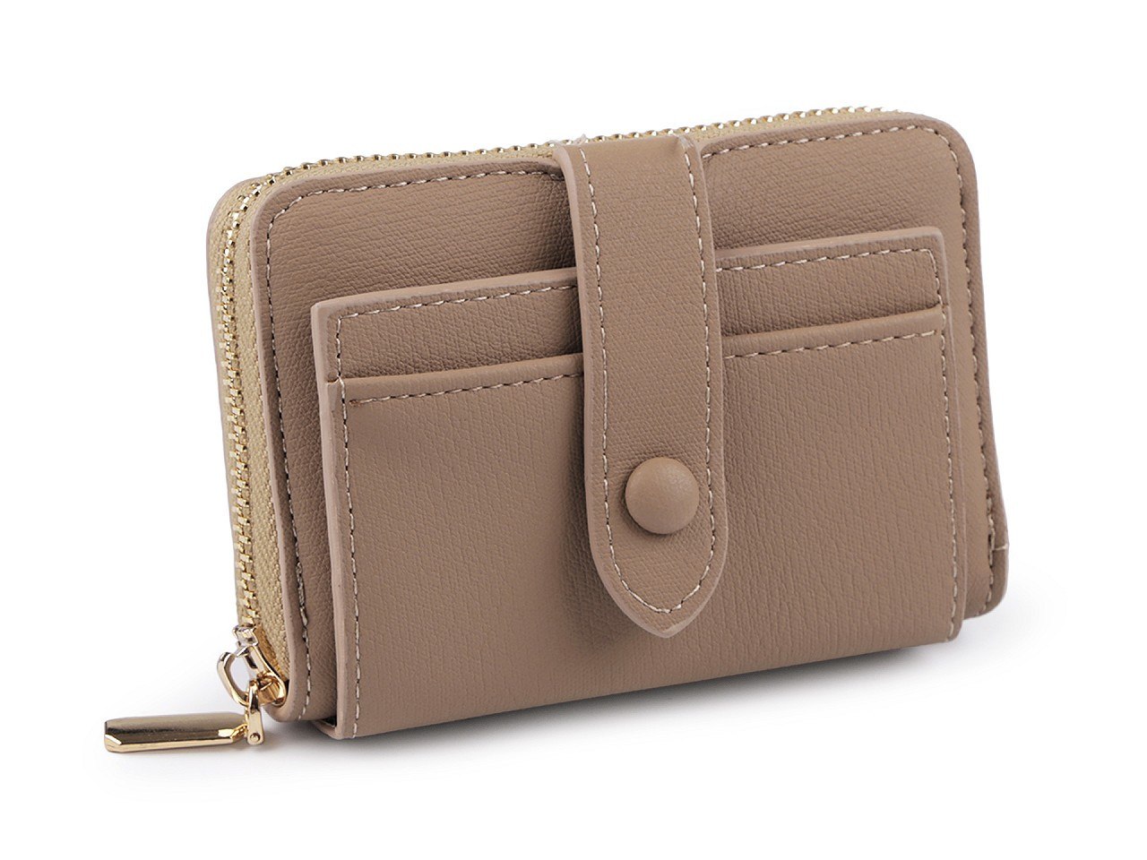 Dámská peněženka 8x11,5 cm, barva 3 béžová
