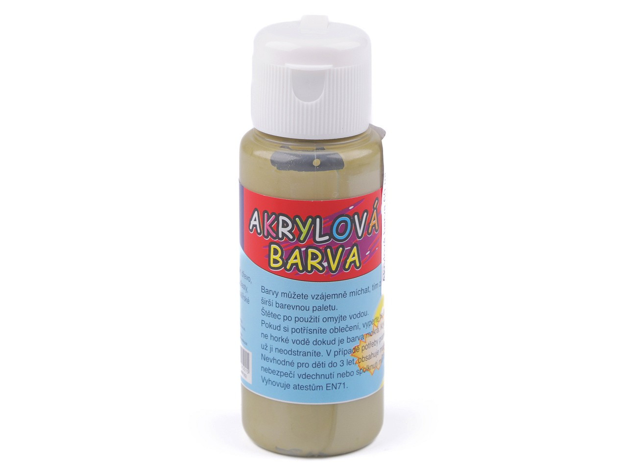 Akrylová barva 60 ml, barva 11 (14) zlatá