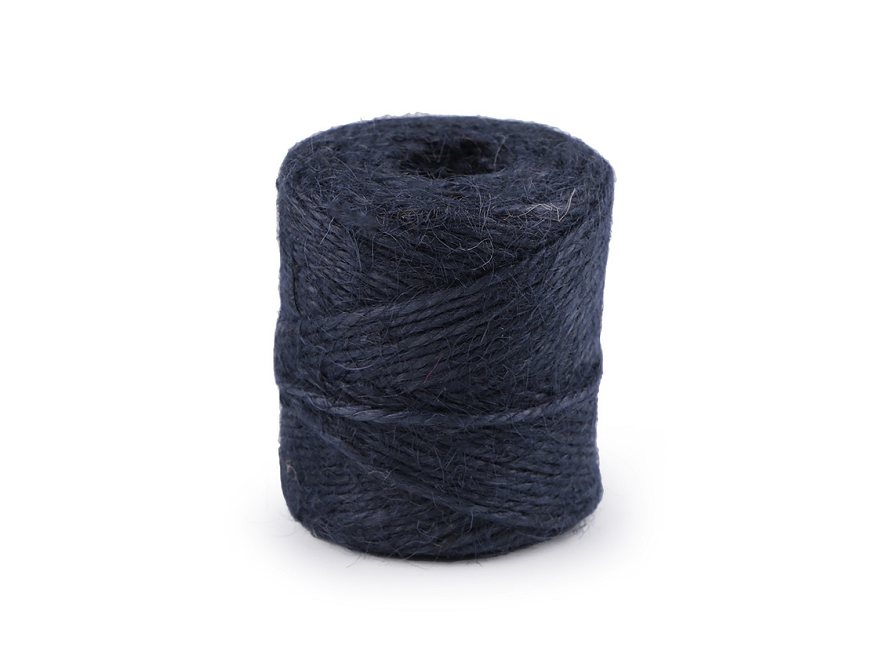 Jutový provázek Ø2 mm k pletení a háčkování 100 g, barva 5 (07) modrá tmavá