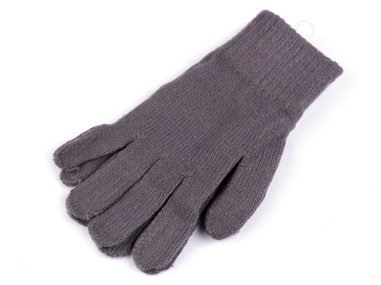 Dámské pletené rukavice, barva 16 šedá popel