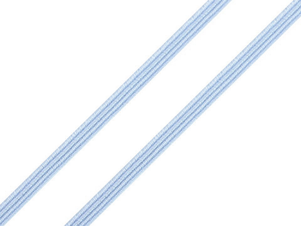 Pruženka plochá šíře 3 mm, barva 8 modrá světlá