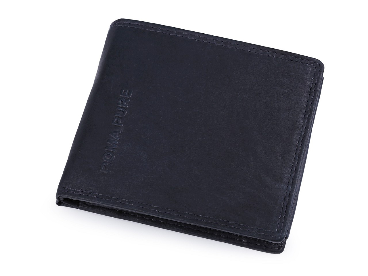 Pánská peněženka kožená, barva 1 modrá tmavá