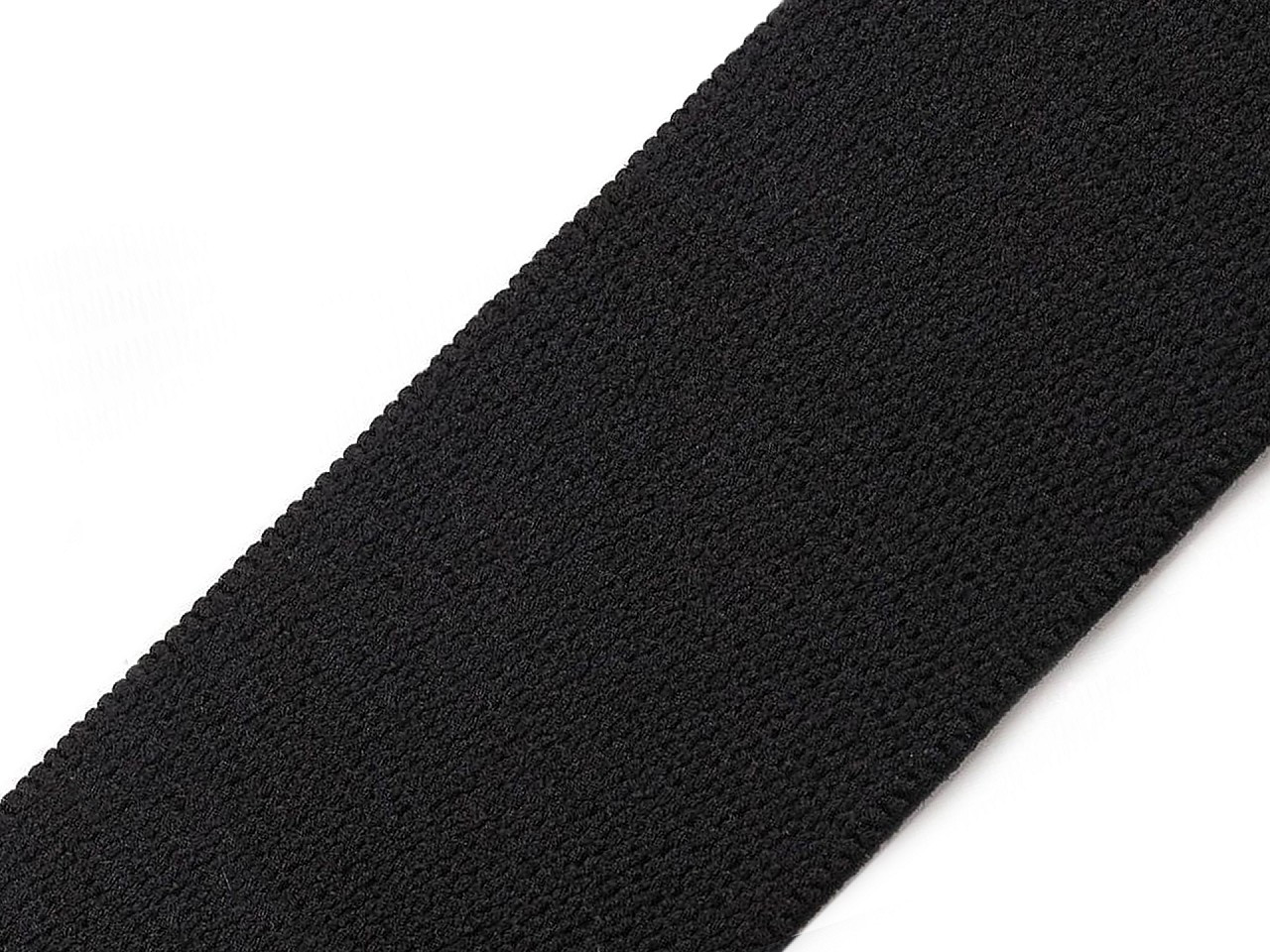 Pruženka hladká, měkká šíře 30 mm tkaná, barva černá