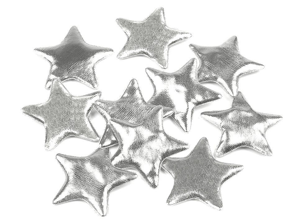 Hvězda Ø45 mm, barva 2 stříbrná