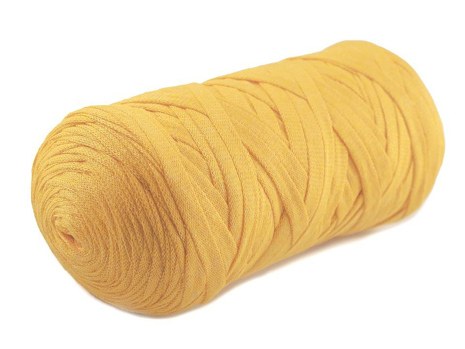Špagety ploché Ribbon 250 g, barva 49 (764/107) žlutá žloutková