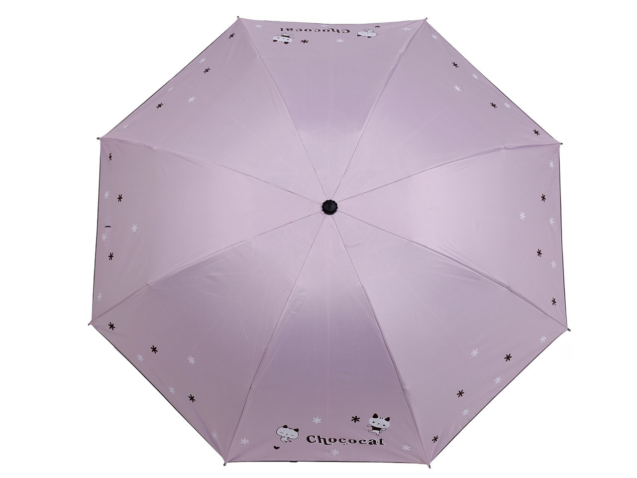 Dámský skládací deštník květy, barva 11 pudrová