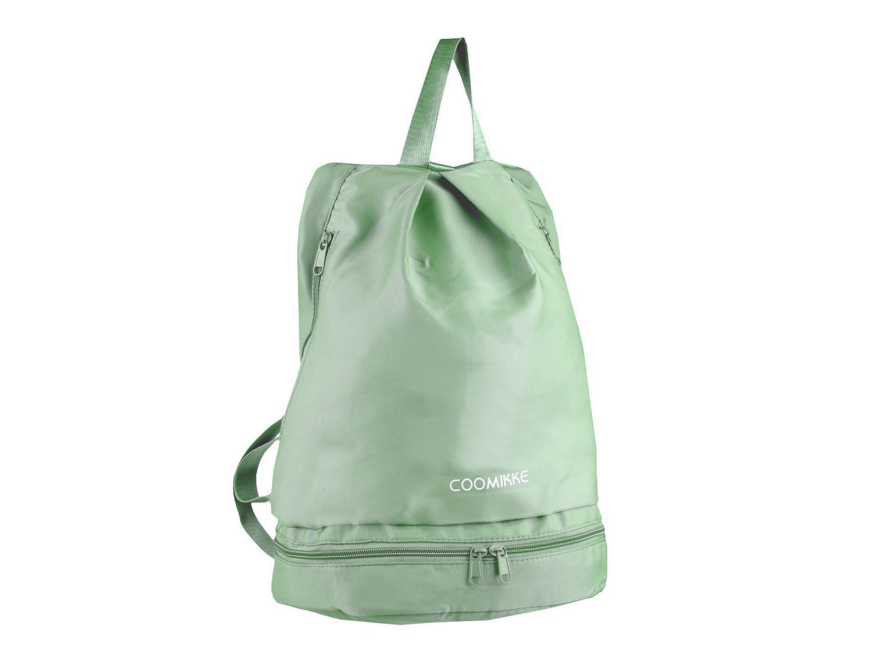 Batoh textilní 29x39 cm, barva 2 zelená šalvěj světlá