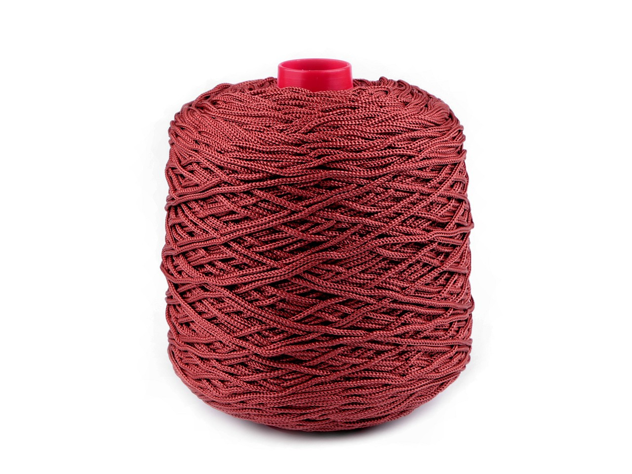 Pletací příze Thay, macrame 500 g, barva 6 bordó sv.