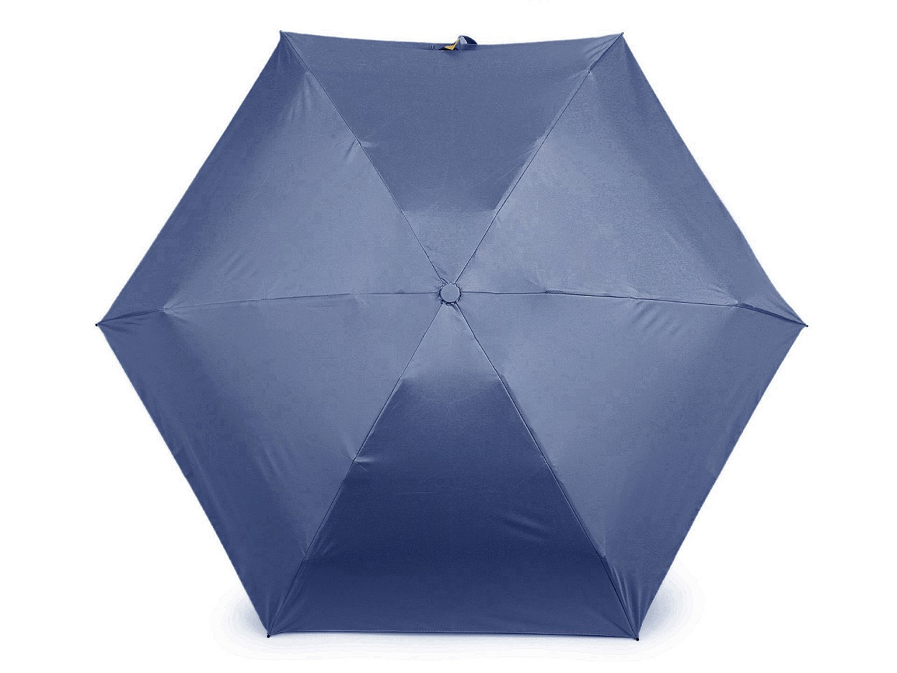 Skládací mini deštník s pevným pouzdrem, barva 8 modrá jeans