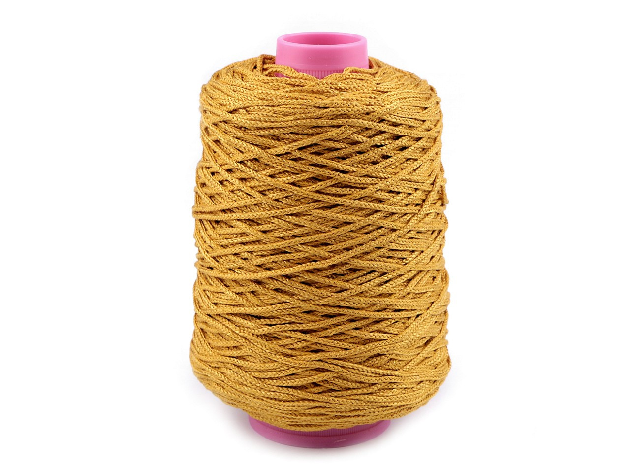 Pletací příze Chic, macrame 300 g, barva 8 (10) hořčicová