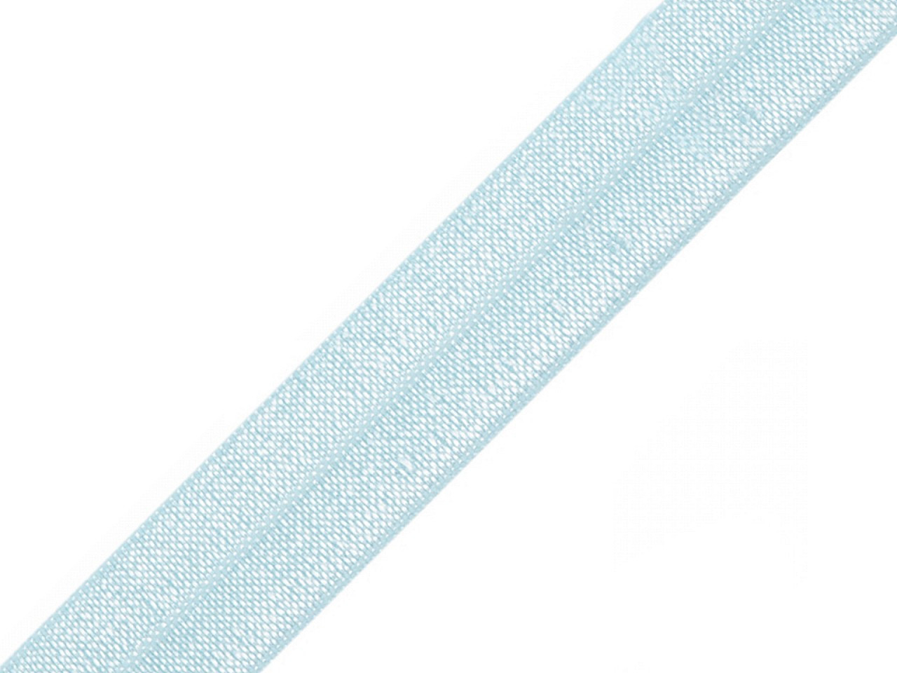 Lemovací pruženka půlená šíře 20 mm, barva 8 modrá ledová