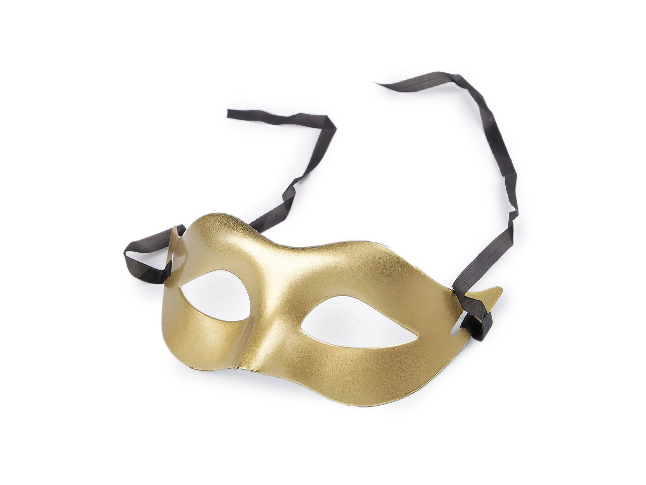 Karnevalová maska - škraboška k dotvoření, barva 5 červená vánoční