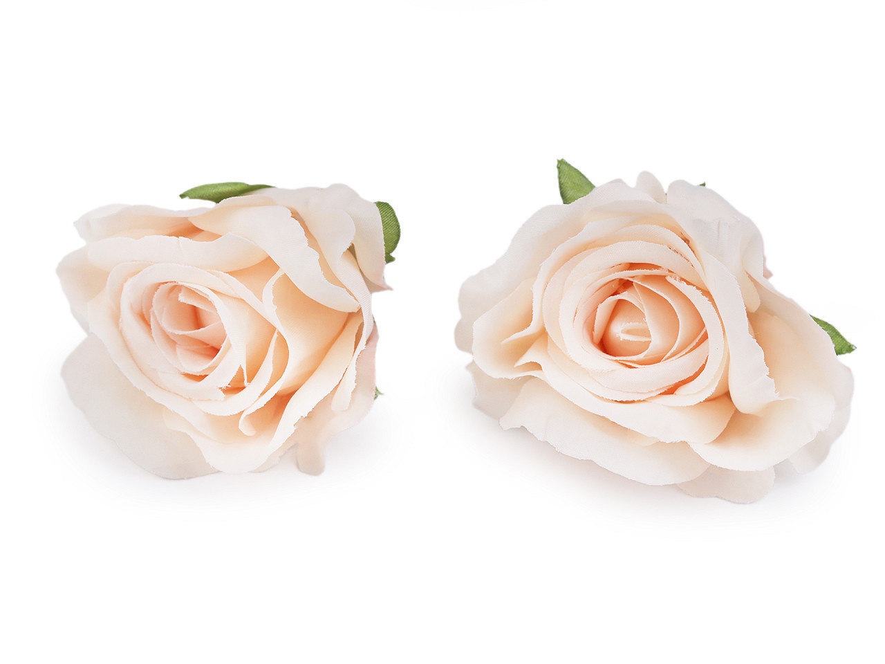 Umělý květ růže Ø5 cm, barva 1 krémová světlá