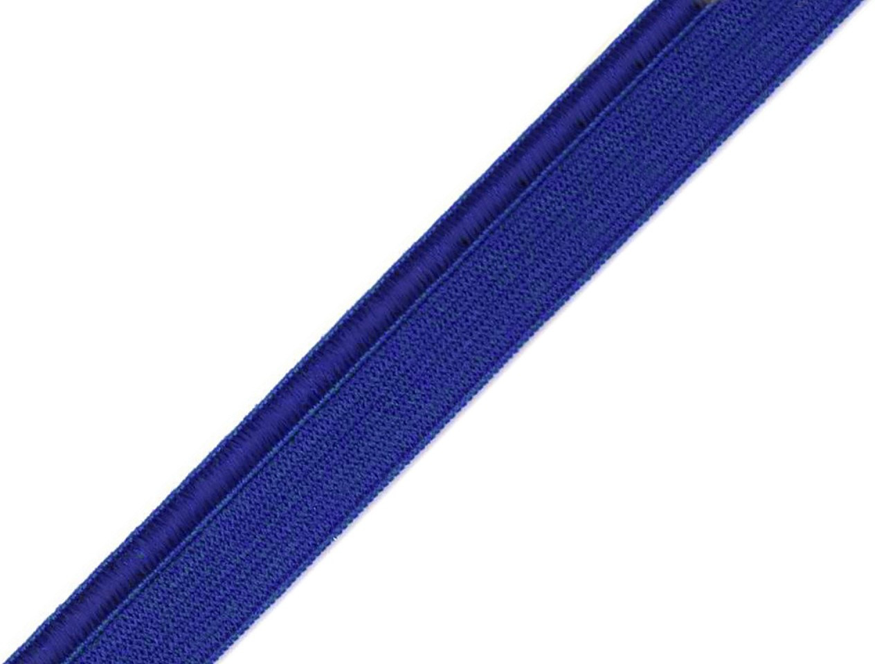 Lemovací pruženka / ramínková šíře 11 mm s výpustkem, barva 9 modrá kobaltová