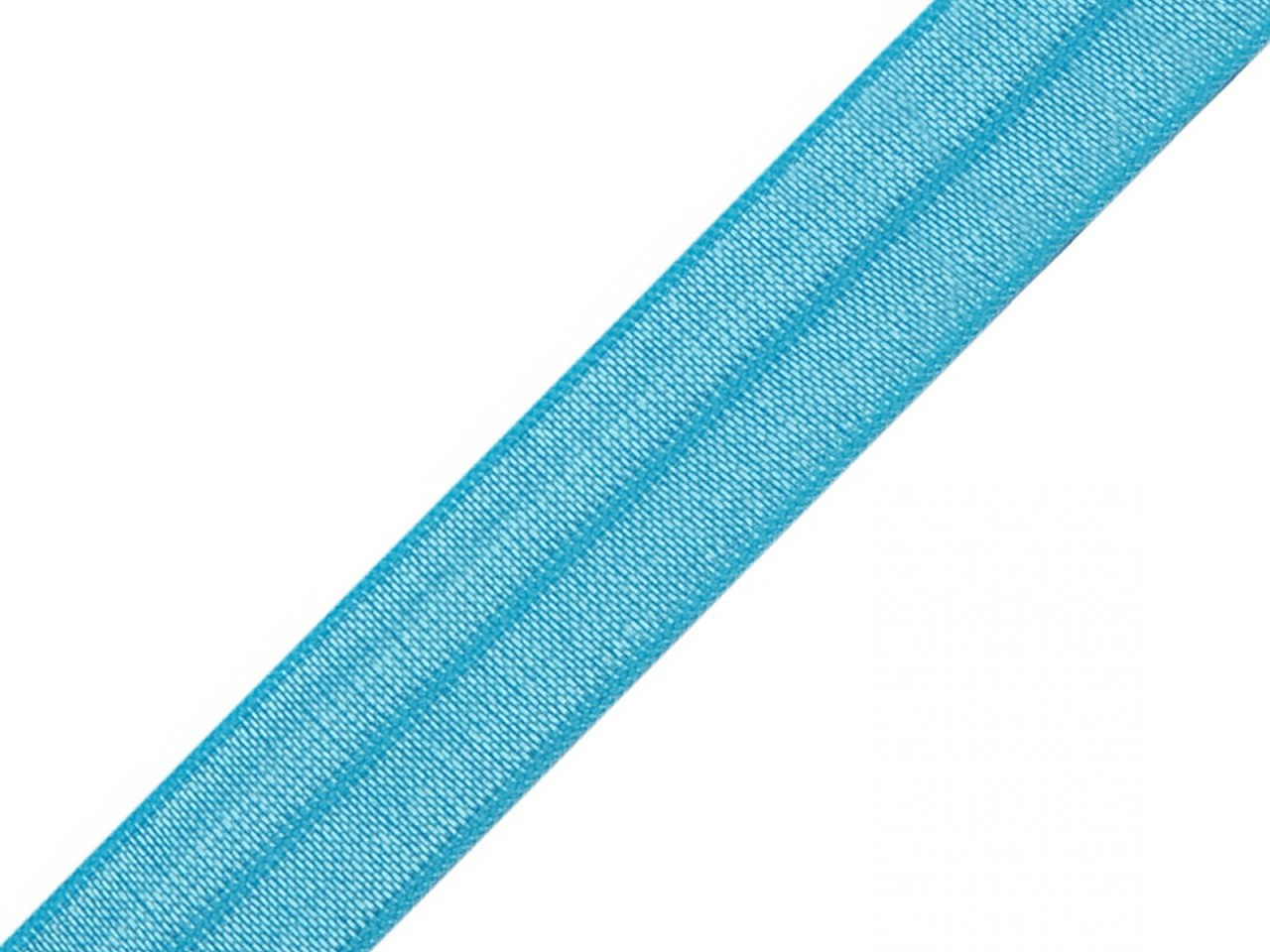 Lemovací pruženka půlená šíře 20 mm, barva 5 modrá azuro