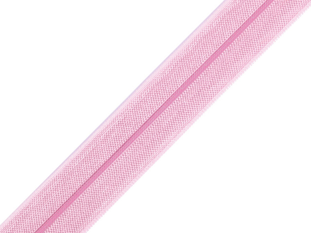 Lemovací pruženka půlená šíře 18 mm, barva 29 růžová nejsv.