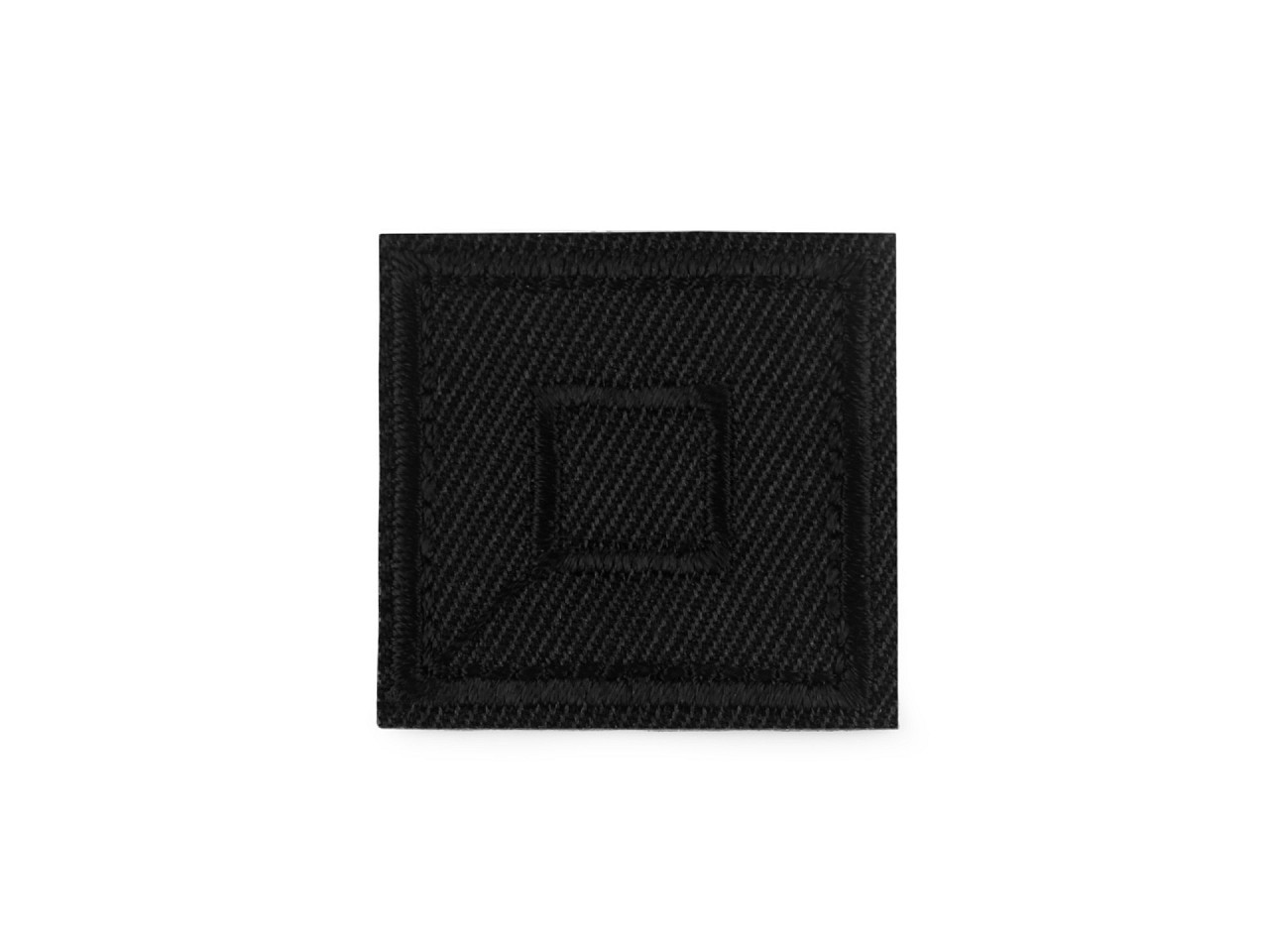 Nažehlovačka čtverec, barva 15 černá