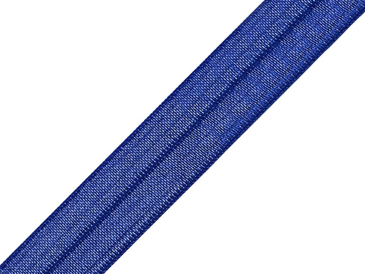 Lemovací pruženka půlená šíře 16 mm, barva 29 modrá capri