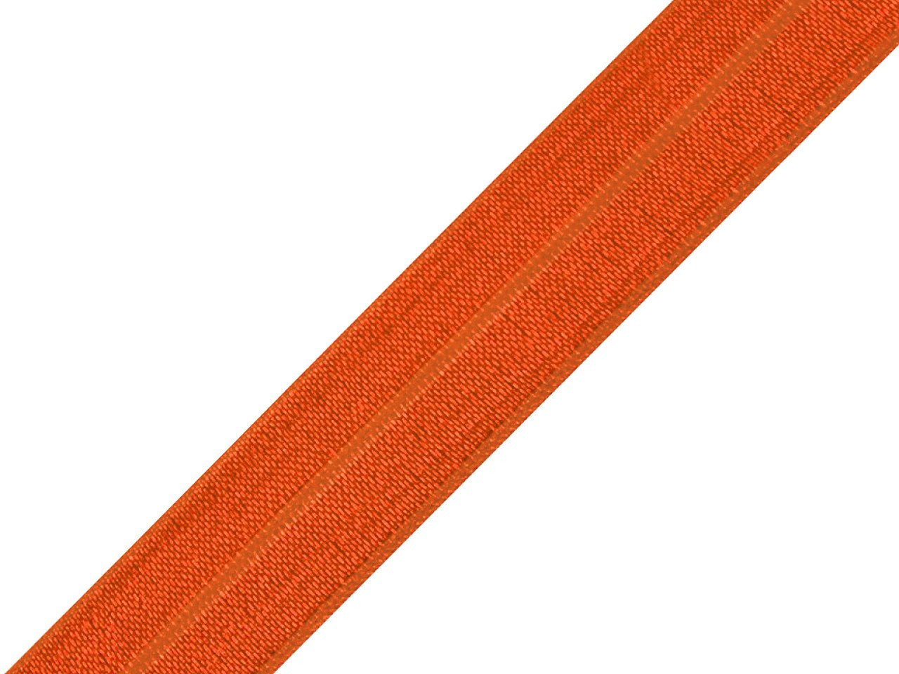 Lemovací pruženka půlená šíře 20 mm, barva 12 oranžová tmavá