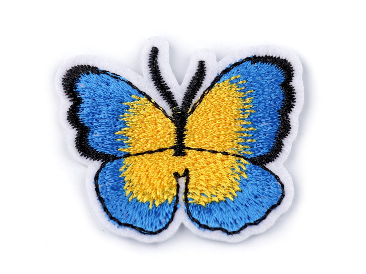 Nažehlovačka motýl, barva 12 modrá