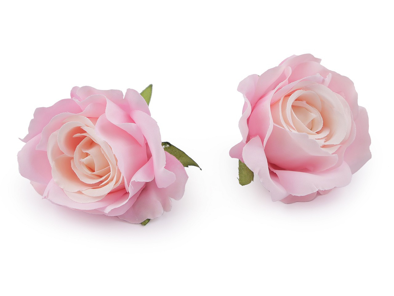 Umělý květ růže Ø5 cm, barva 3 růžová sv.