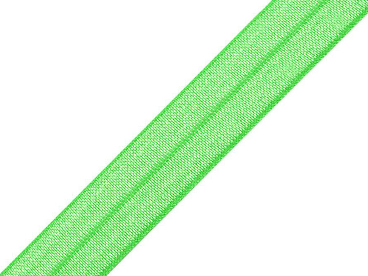 Lemovací pruženka půlená šíře 20 mm, barva 29 zelená neon