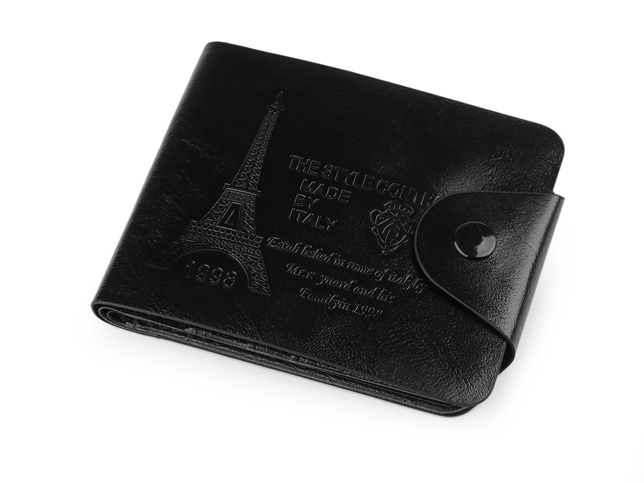 Pánská peněženka 9,5x12 cm, barva 6 černá