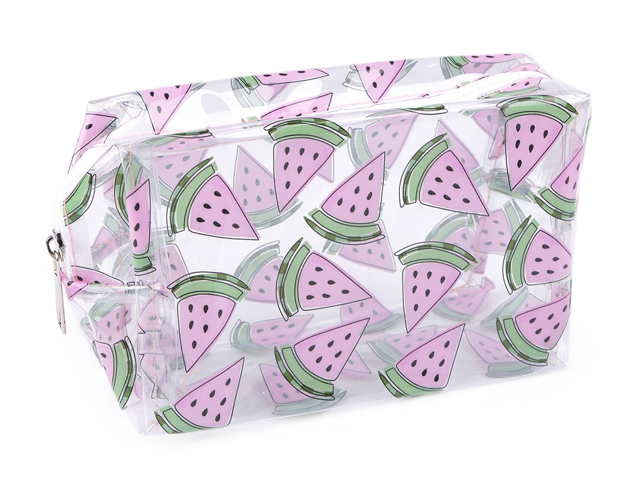 Pouzdro / kosmetická taška 11x18 cm, barva 2 růžová sv. meloun