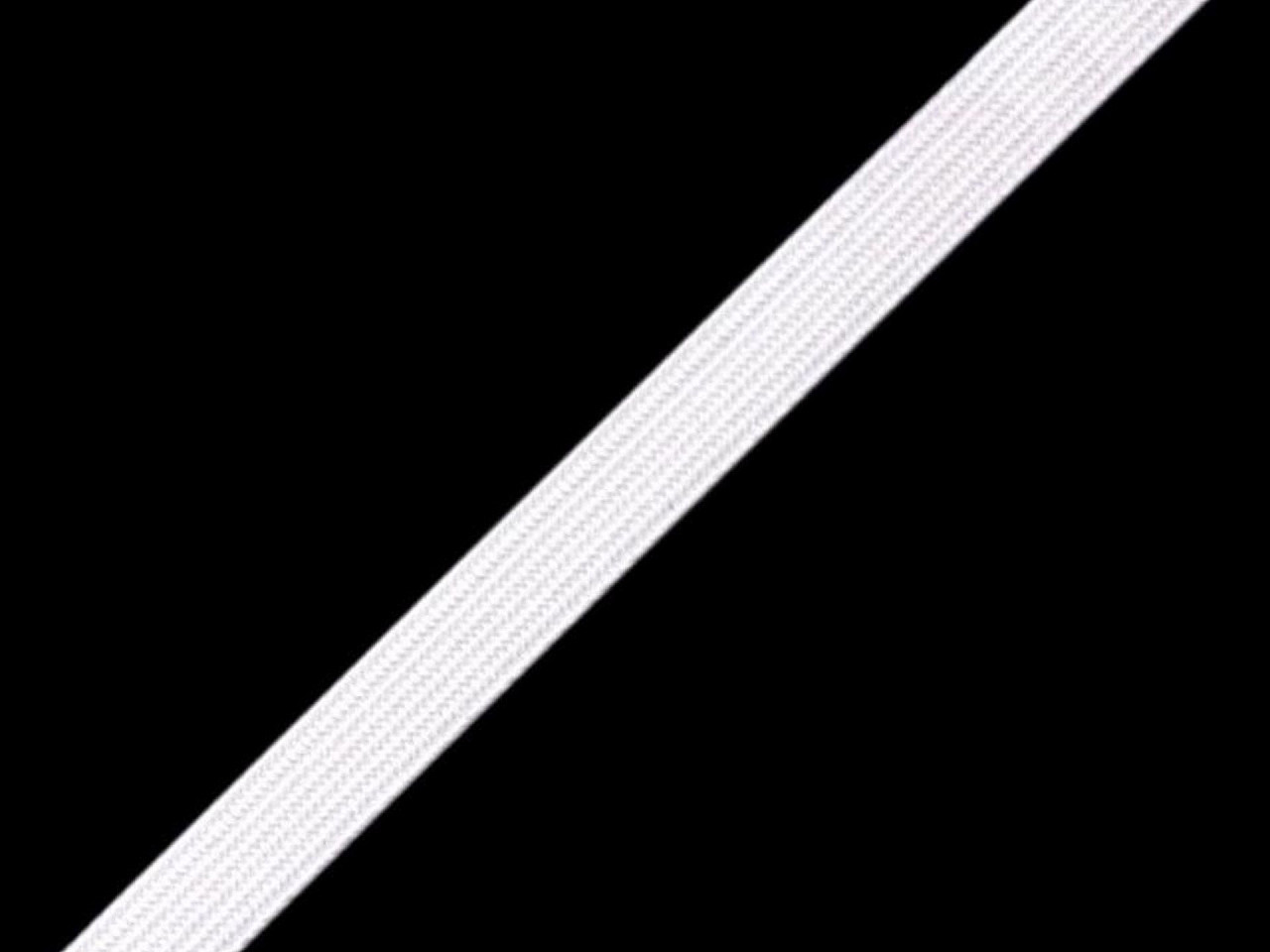 Fotografie Prádlová pruženka šíře 6-7 mm, barva bílá