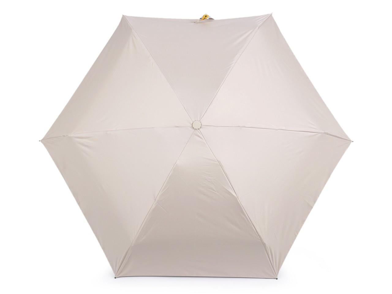 Skládací mini deštník v pouzdře, barva 5 béžová světlá