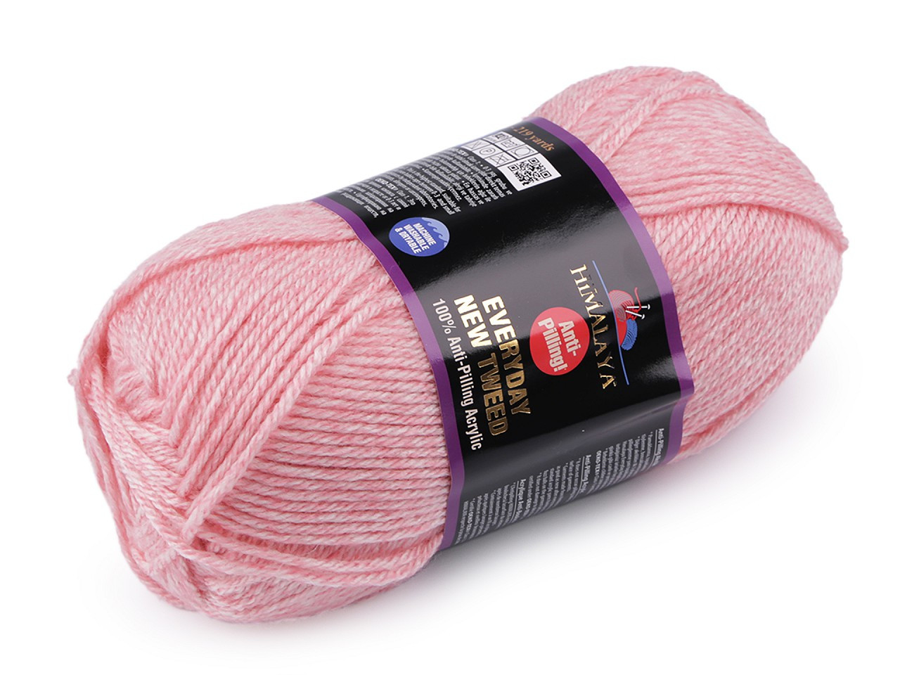 Příze pletací Everyday New Tweed 100 g, barva 9 (75126) růžová sv.