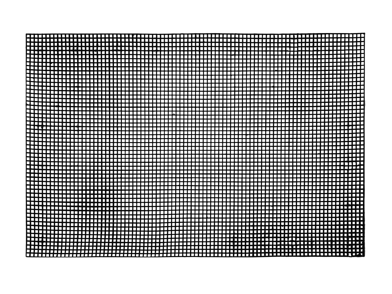 Plastová kanava / mřížka tapiko 32,8x50,5 cm, barva černá