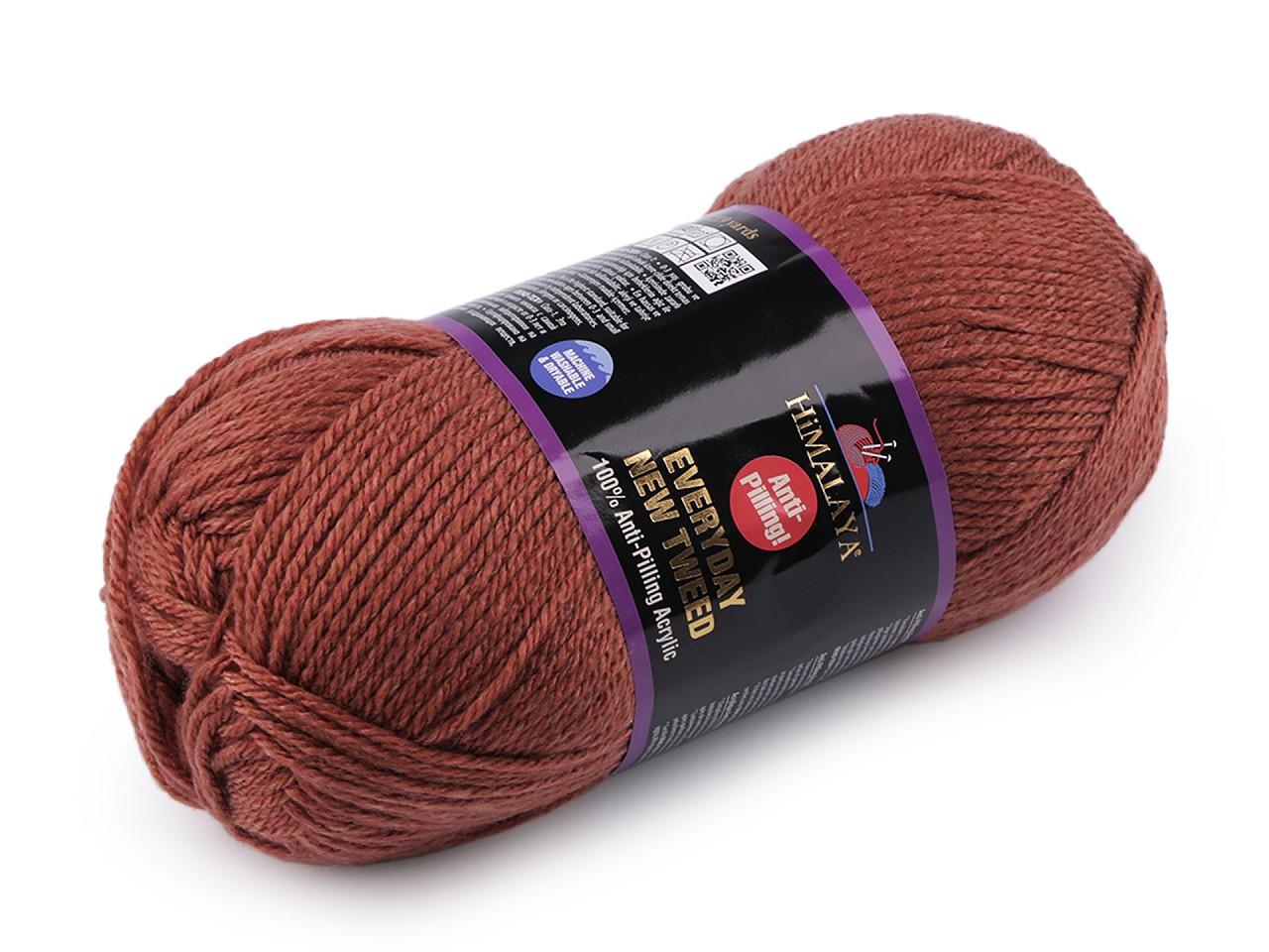 Příze pletací Everyday New Tweed 100 g, barva 10 (75114) terakota