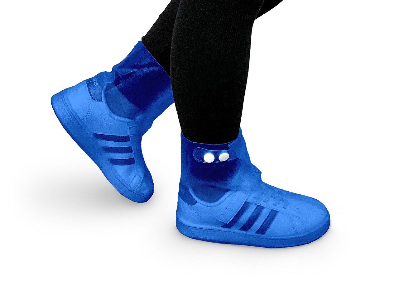 Silikonové návleky na boty dětské, barva 19 vel. XXL(34/35/36) modrá