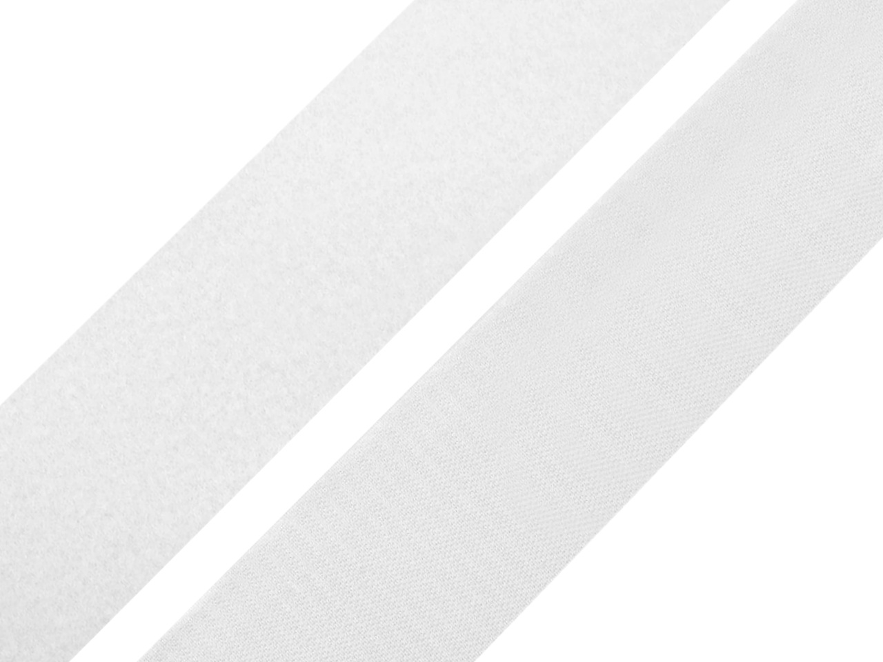 Suchý zip šíře 30mm bílý komplet, barva Bílá