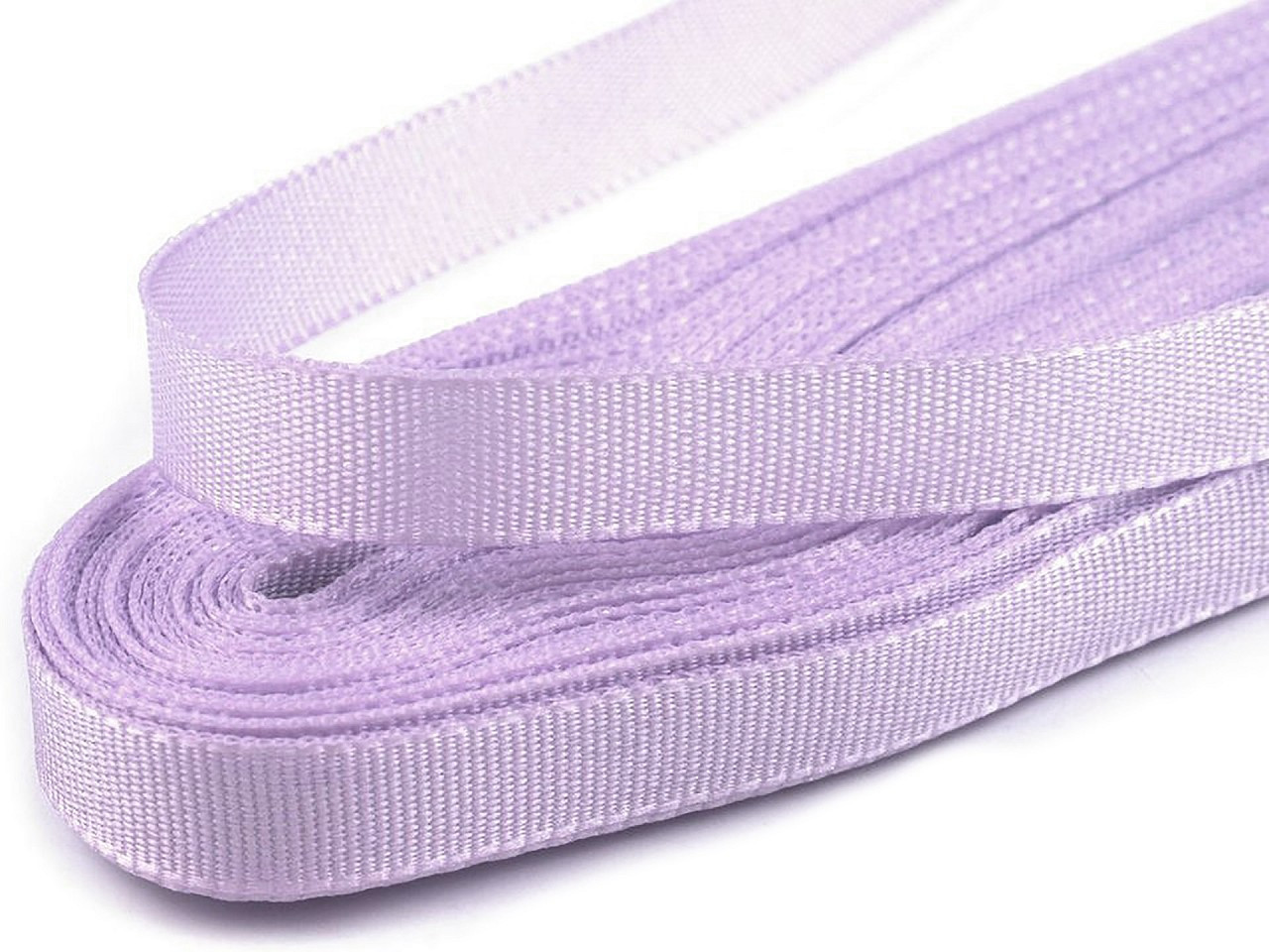 Stuha taftová šíře 6 mm, barva 501 fialová lila