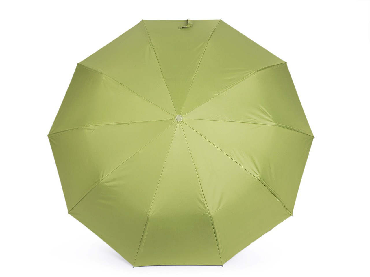 Skládací deštník s led světlem v rukojeti, barva 4 zelená sv.