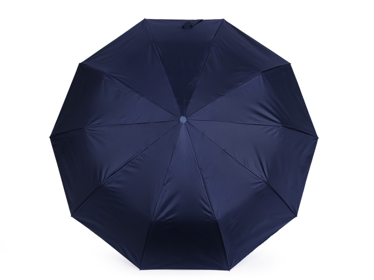 Skládací deštník s led světlem v rukojeti, barva 5 modrá tmavá