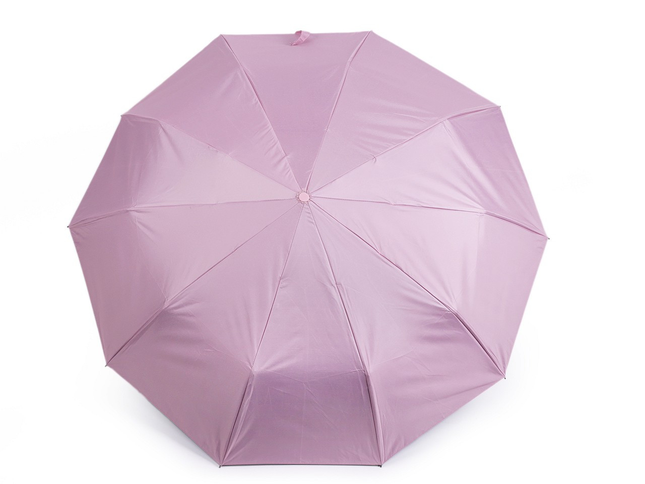 Skládací deštník s led světlem v rukojeti, barva 2 růžová sv.
