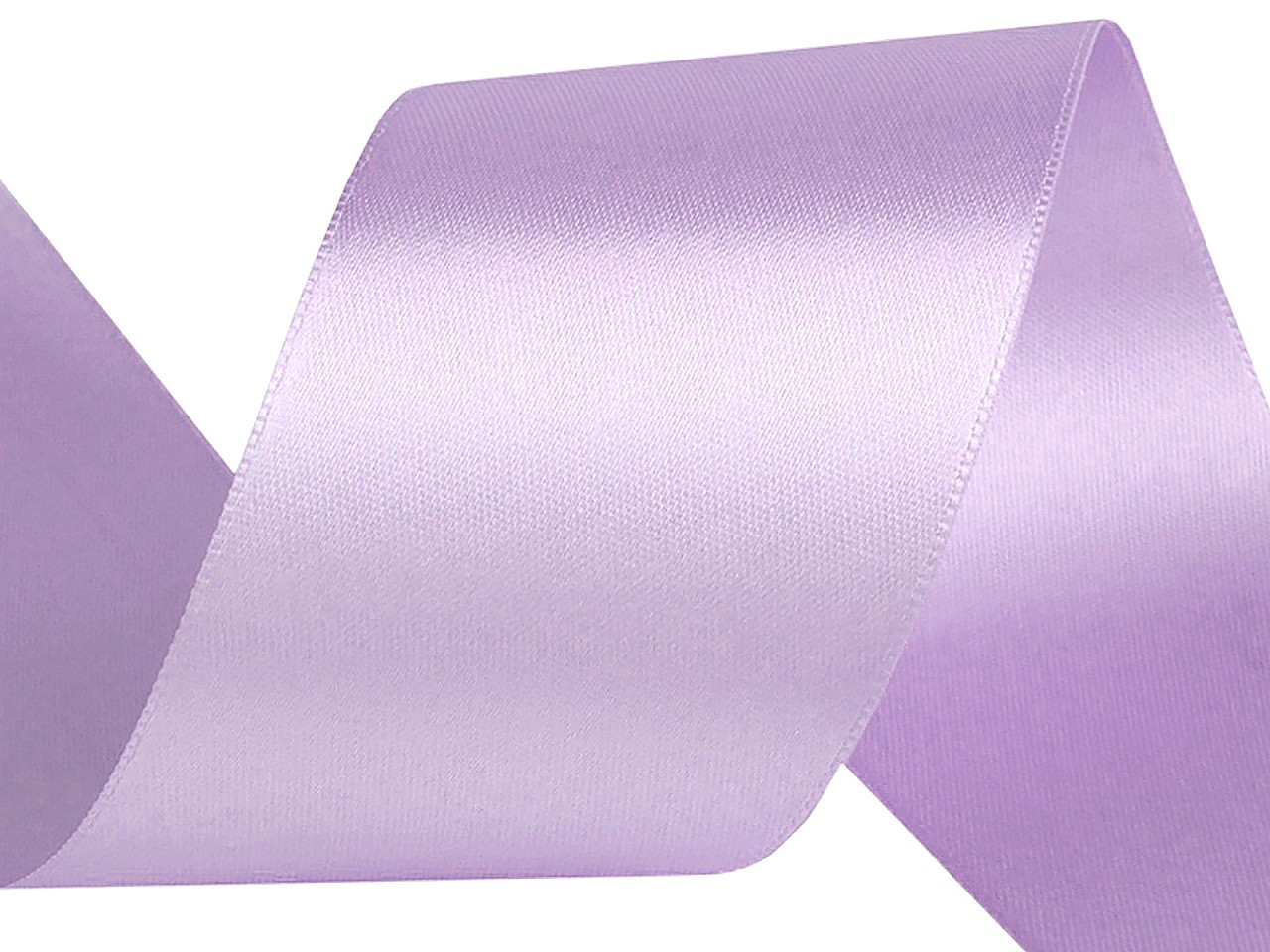Atlasová stuha oboulící šíře 50 mm, barva 501 fialová lila