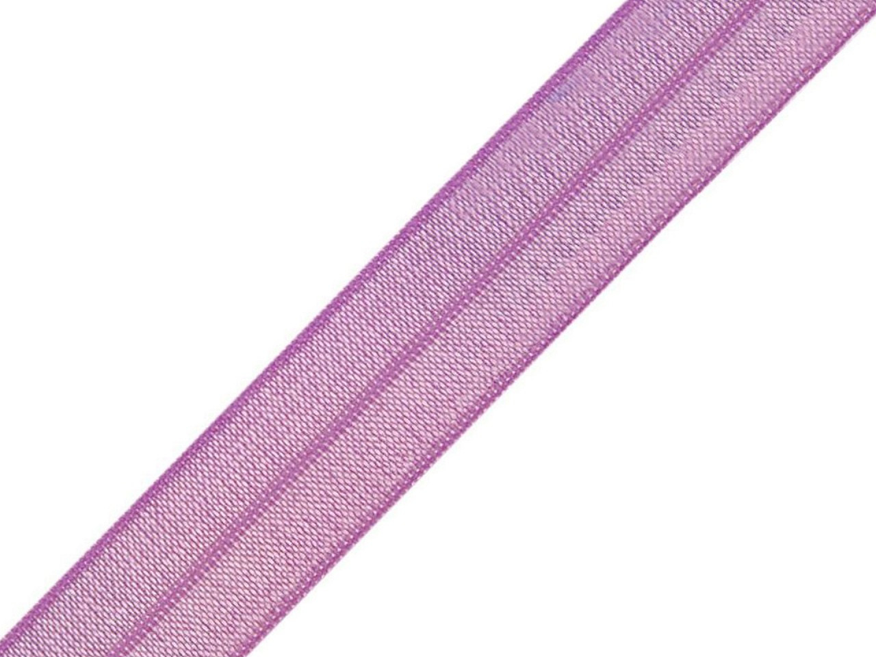 Lemovací pruženka půlená šíře 18 mm, barva 18 fialová lila