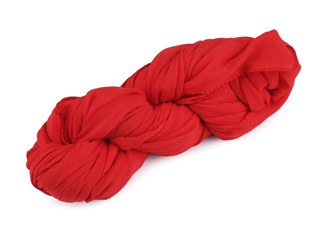 Letní šátek / šála jednobarevná 75x175 cm, barva 8 červená světlá