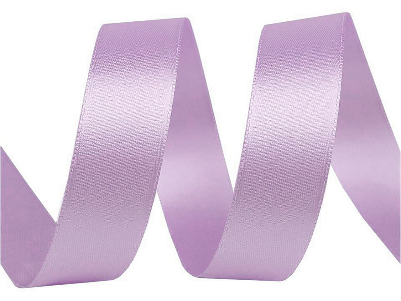Atlasová stuha oboulící šíře 24 mm, barva 501 fialová lila