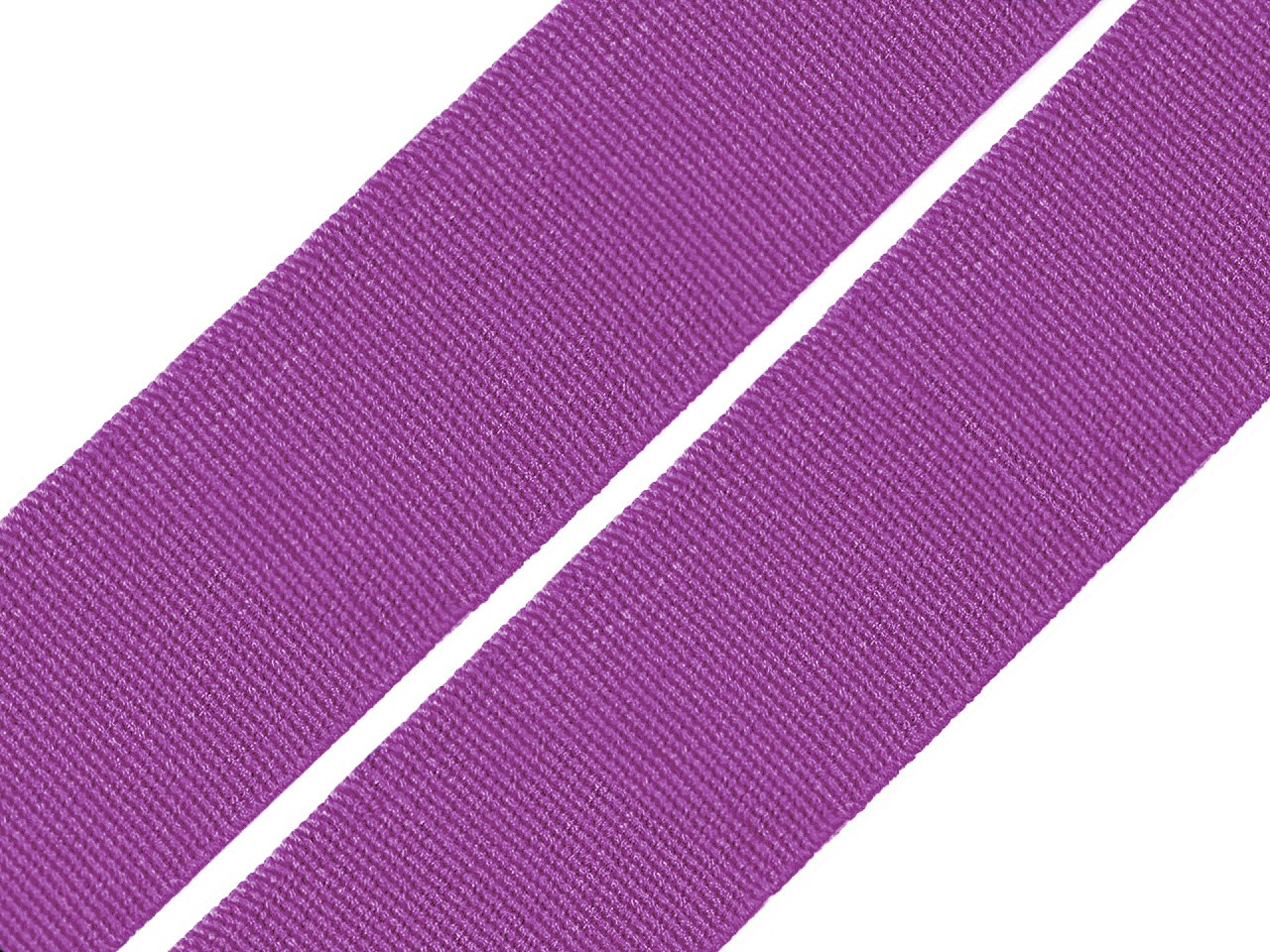 Pruženka hladká šíře 20 mm tkaná barevná, barva 1639 fialová