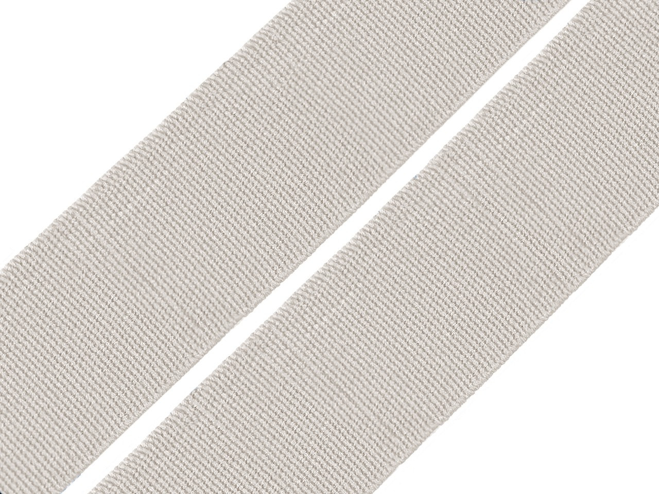 Pruženka hladká šíře 20 mm tkaná barevná, barva REZ00 krémová nejsvět.