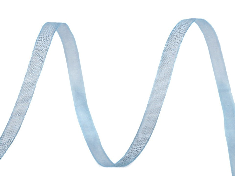 Monofilová stuha šíře 3 mm, barva 15 modrá azuro