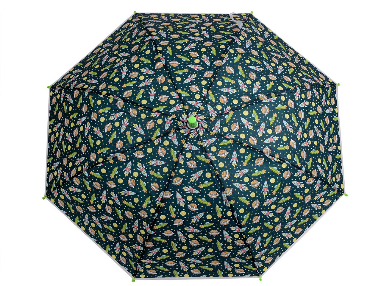 Chlapecký vystřelovací deštník, barva 6 zelená piniová vesmír