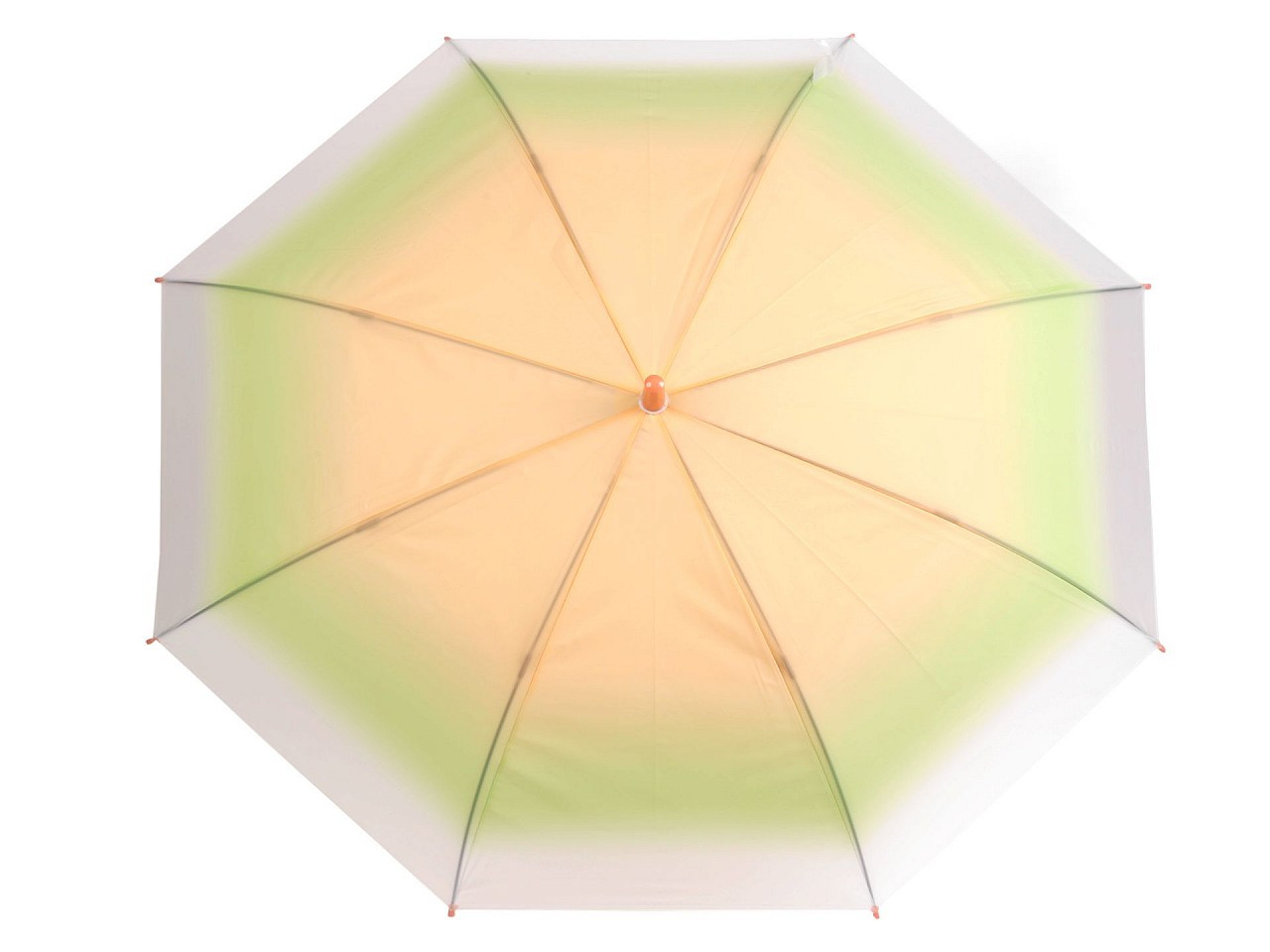 Dámský vystřelovací deštník ombré, barva 1 lososová světlá