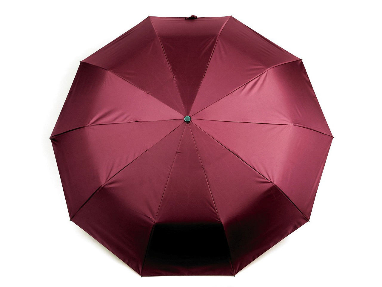 Velký skládací vystřelovací deštník, barva 2 vínová
