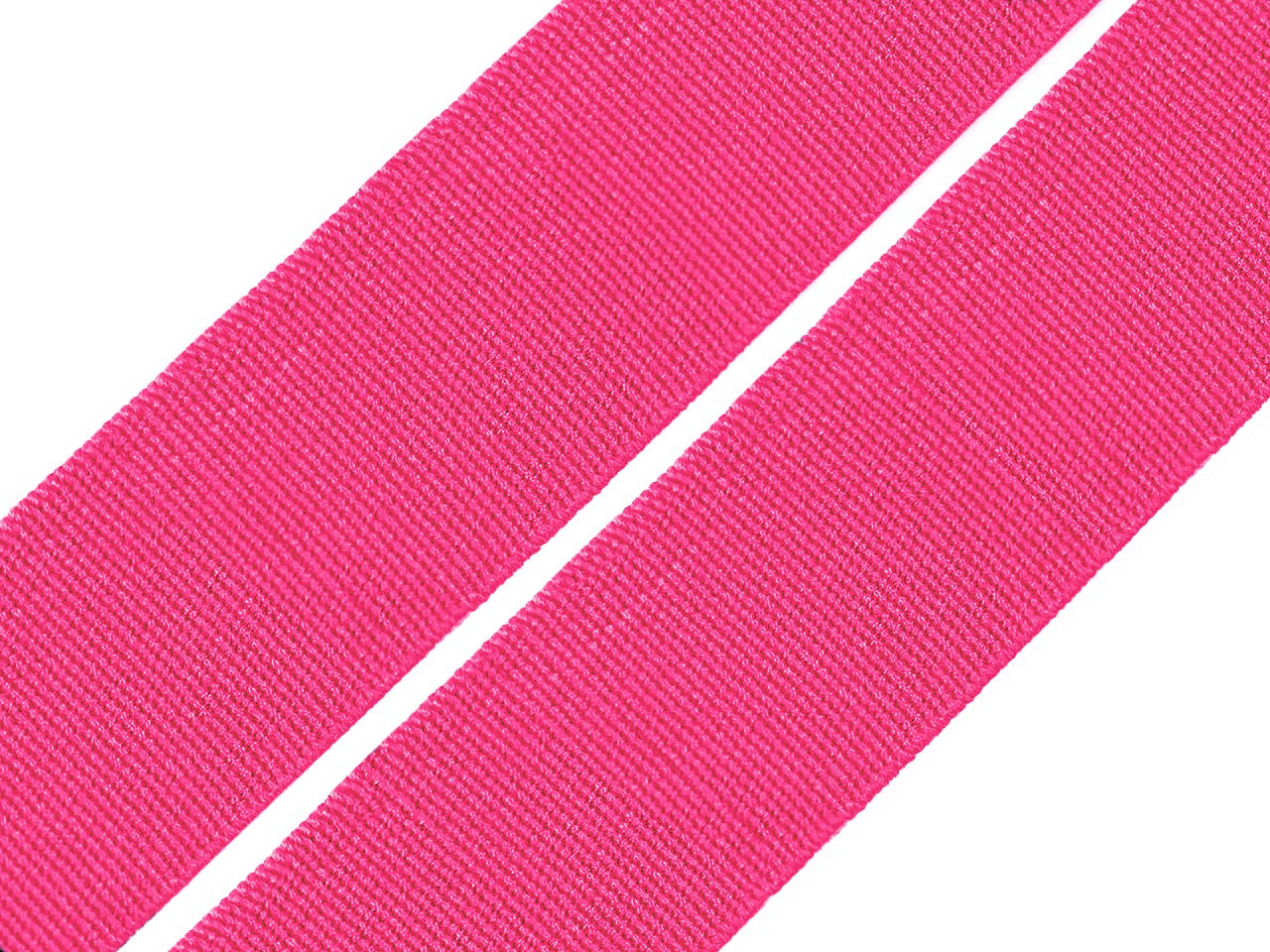 Pruženka hladká šíře 20 mm tkaná barevná, barva 1434 růžová malinová